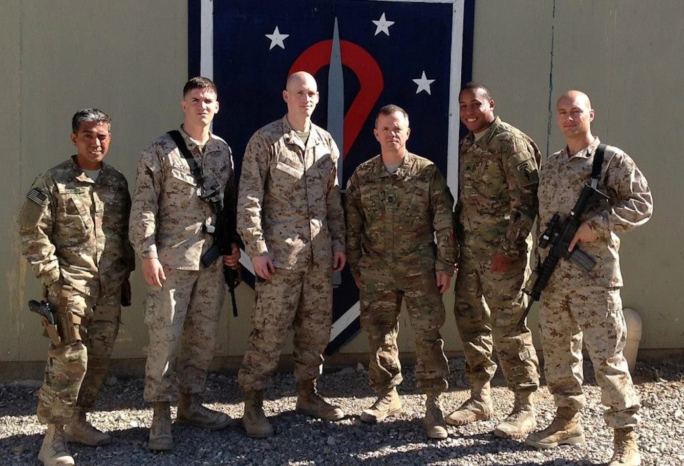 Jeff Vogel and his U.S. Army Troop in Afghanistan