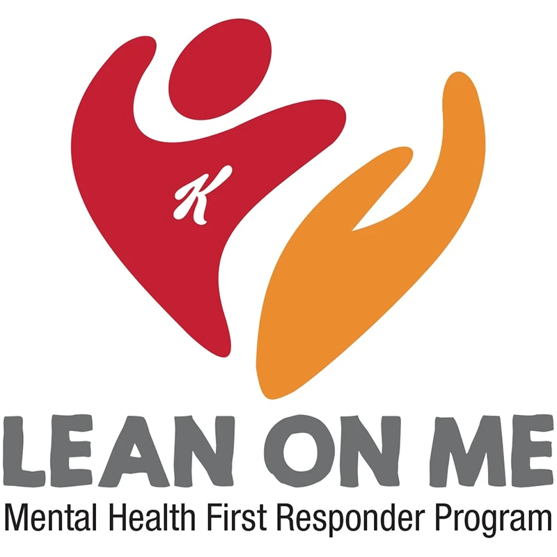 Lean on Me Mental Health First Responder Logo